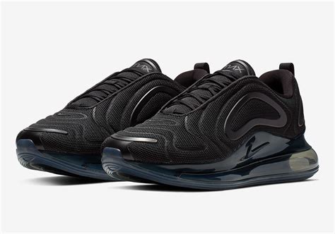 nike air max 720 zwart blauw|air max 720 all black.